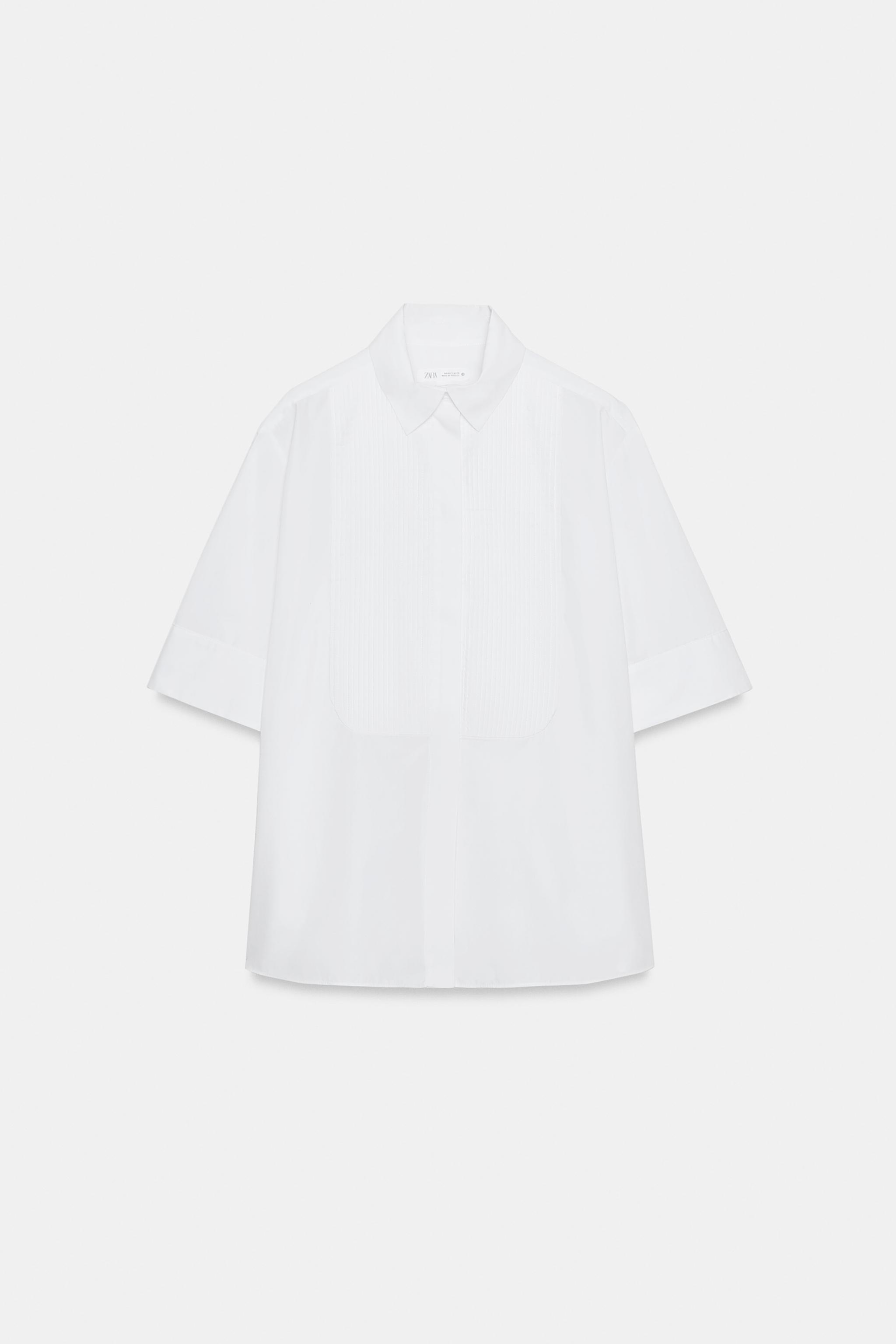 ZW COLLECTION POPLIN SHIRT WITH BIB